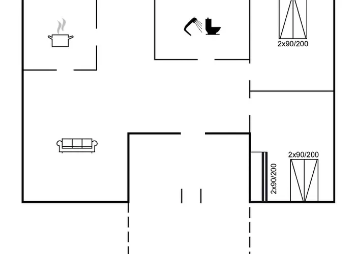 Menard - 1-2km From The Sea By Interhome Hébergement de vacances Vesterhede